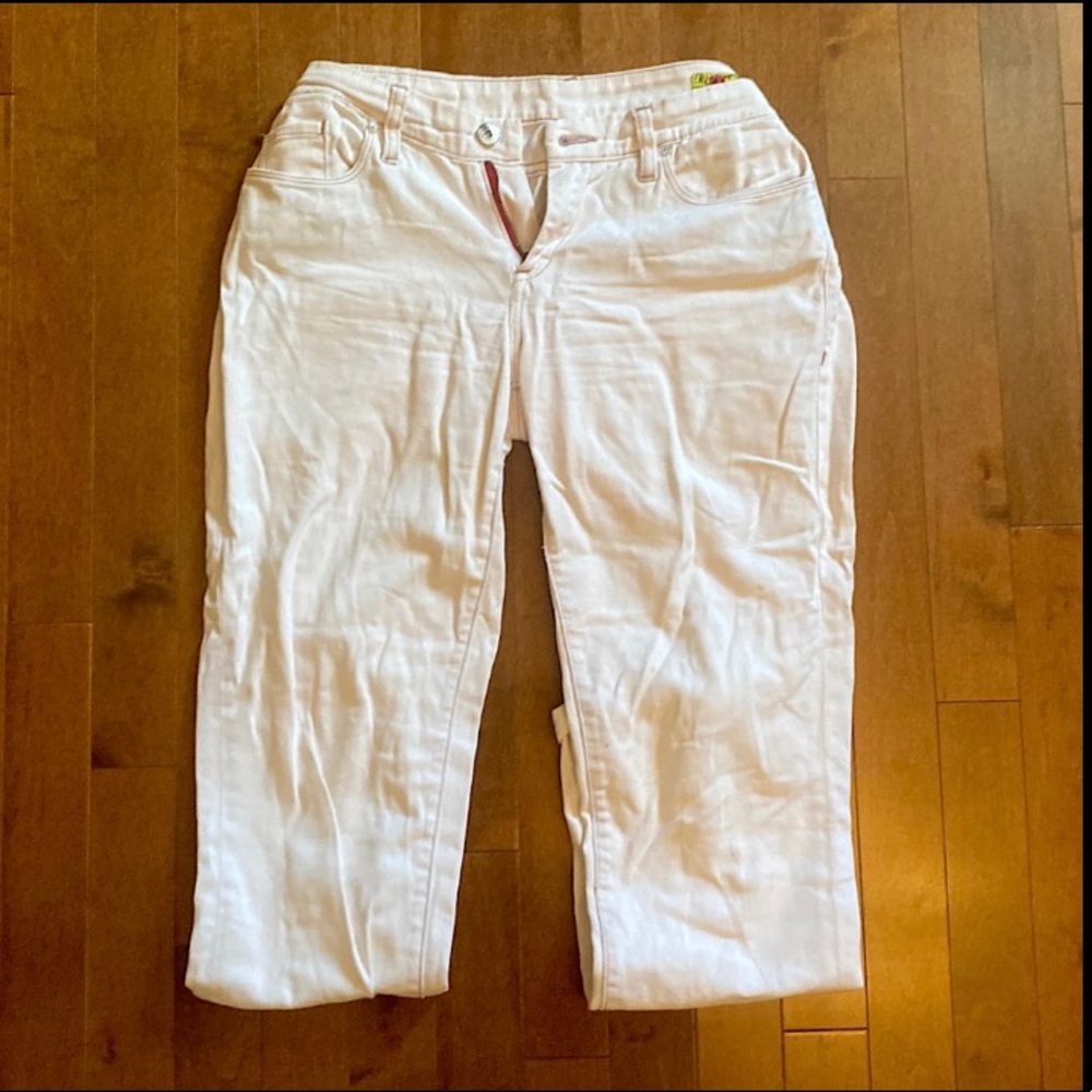 BLANK! white jeans.